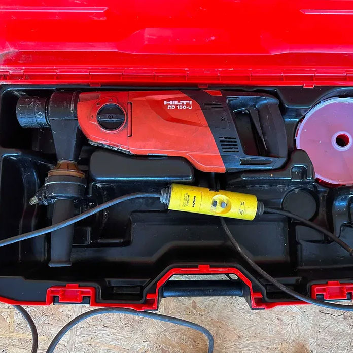 Wiertnica do betonu Hilti DD 150 U Zestaw